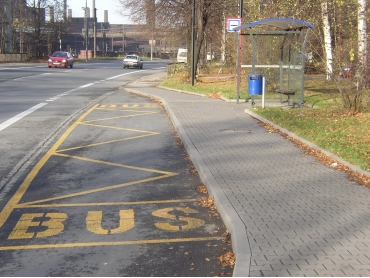 Autobusové zastávky v Třinci